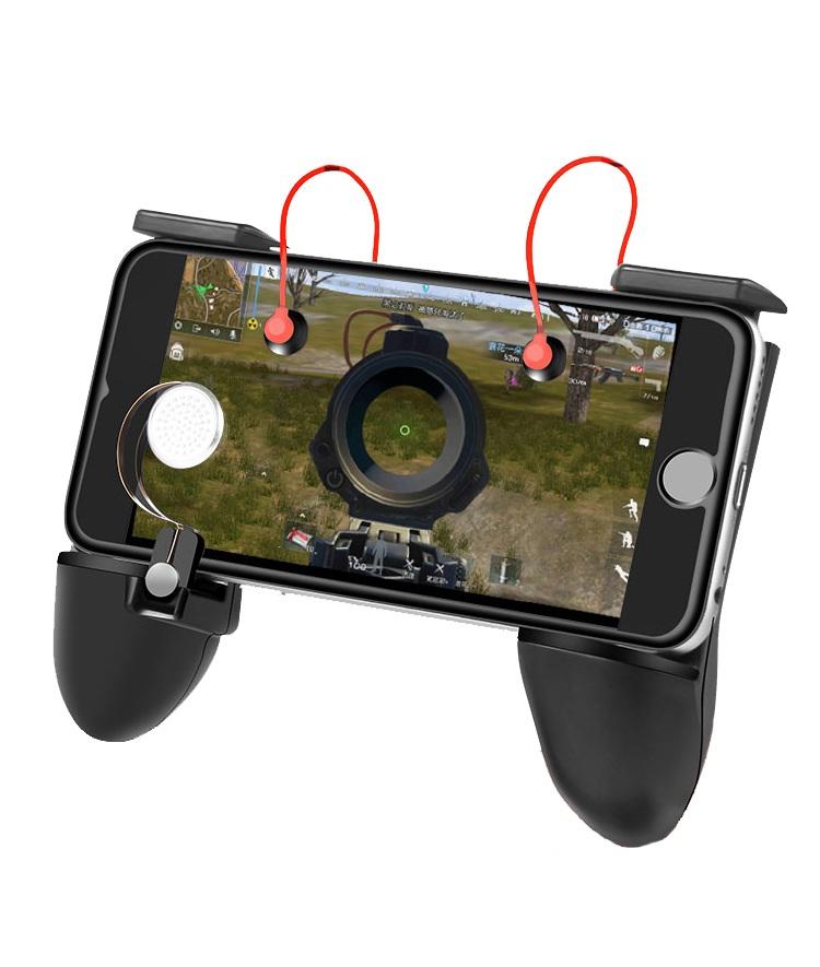 Mobile Phone Shooter Gamepad + Displacement joysticks for PUBG Trigger Fire Button pad Gaming Aim Key L1R1 Controller
Mobile Phone Shooter Gamepad + Displacement joysticks for PUBG Trigger Fire Button pad Gaming Aim Key L1R1 Controller