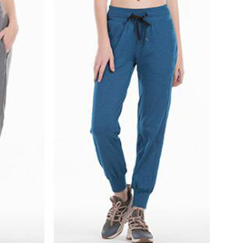 women Stretch thick fabric sport pants ankle-Length Pants 201106