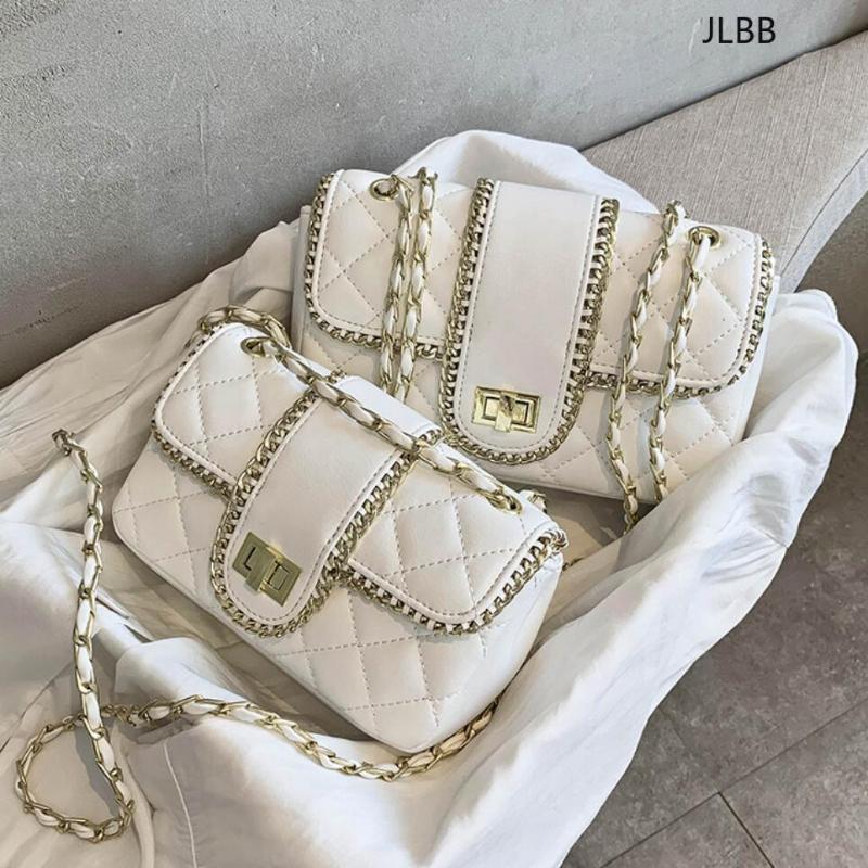 Lattice Flap Crossbody bag 2021 Fashion New High quality PU Leather Women's Designer Handbag Chain Travel Shoulder Messenger Bag, 20 cm white
Lattice Flap Crossbody bag 2021 Fashion New High quality PU Leather Women's Designer Handbag Chain Travel Shoulder Messenger Bag, 20 cm white
