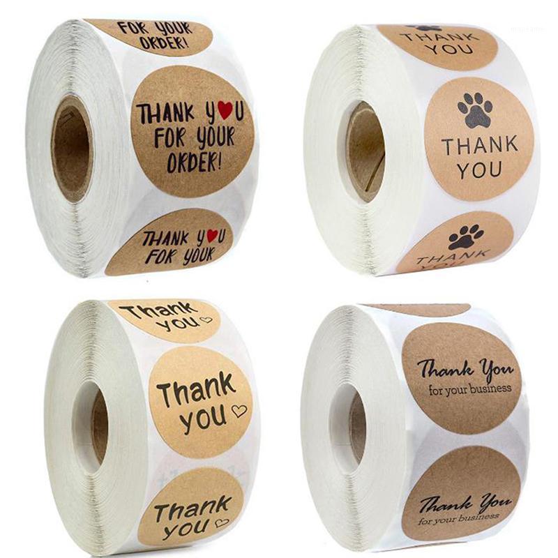 500pcs Thank you for your order Kraft Sticker Handmade Packaging Seals Label1 
500pcs Thank you for your order Kraft Sticker Handmade Packaging Seals Label1