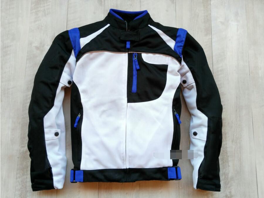 Motorcycle jersey four seasons racing suit built-in protective gear anti-fall motorcycle windproof waterproof jacket