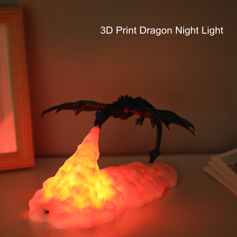 3D Print LED Fire Dragon Ice Dragon Lamps Night Light Rechargeable Soft Light For Bedroom Living Room Camping Hiking Home Decor
3D Print LED Fire Dragon Ice Dragon Lamps Night Light Rechargeable Soft Light For Bedroom Living Room Camping Hiking Home Decor