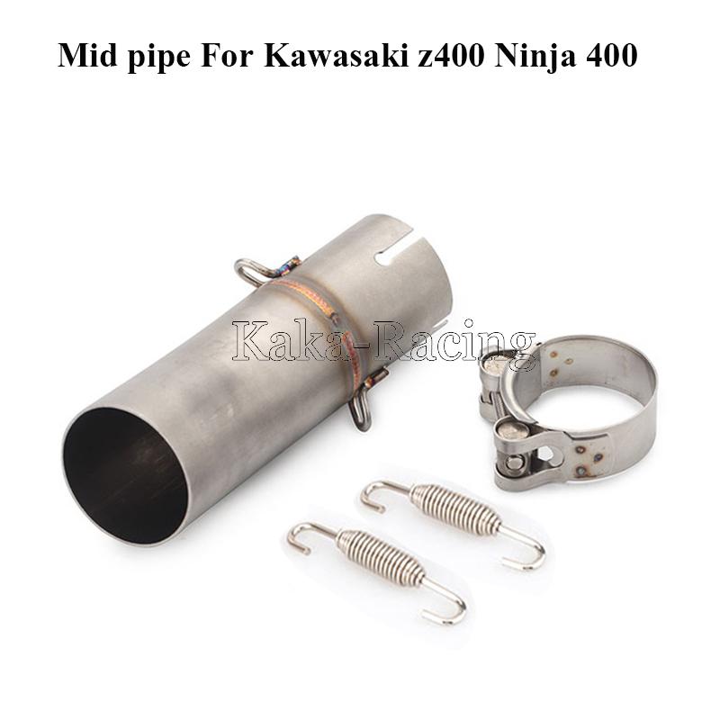 Ninja400 Motorcycle Exhaust Mid Pipe Middle Link Tube Stainless Steel Without Muffler For Z400 Ninja 400 2020 2020
Ninja400 Motorcycle Exhaust Mid Pipe Middle Link Tube Stainless Steel Without Muffler For Z400 Ninja 400 2020 2020