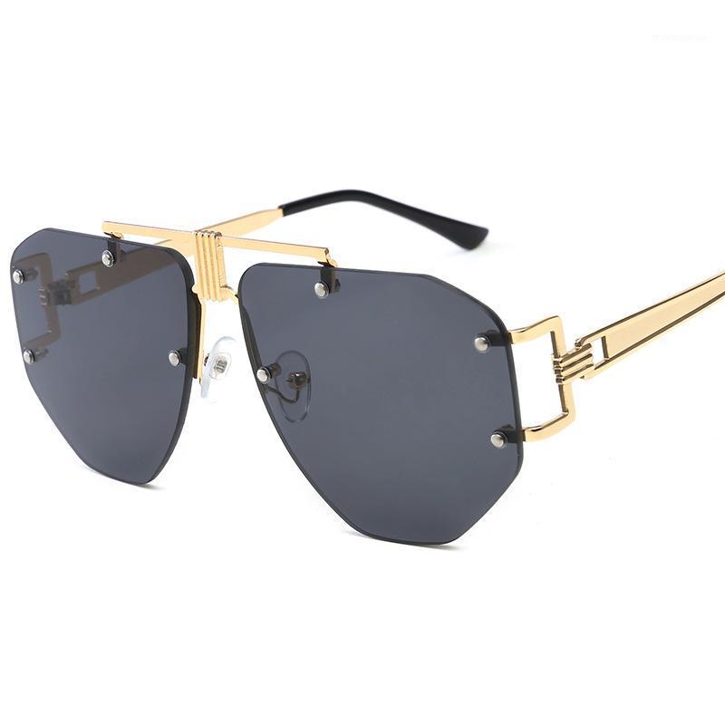 Vintage Double Beam Rimless Sunglasses Women 2020 New Polygon Sun Glasses Men Oculos Feminino Lentes Gafas De Sol Mujer UV4001
Vintage Double Beam Rimless Sunglasses Women 2020 New Polygon Sun Glasses Men Oculos Feminino Lentes Gafas De Sol Mujer UV4001