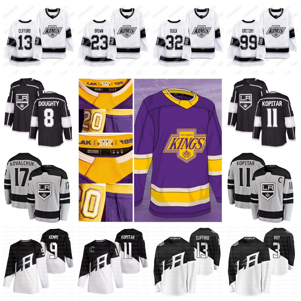 Womens Los Angeles Kings 2021 Reverse Retro Jersey Anze Kopitar Drew Doughty Jeff Carter Jonathan Quick Alec Martinez Kyle Clifford Pearson, 2021 reverse retro womens s-xxl
Womens Los Angeles Kings 2021 Reverse Retro Jersey Anze Kopitar Drew Doughty Jeff Carter Jonathan Quick Alec Martinez Kyle Clifford Pearson, 2021 reverse retro womens s-xxl