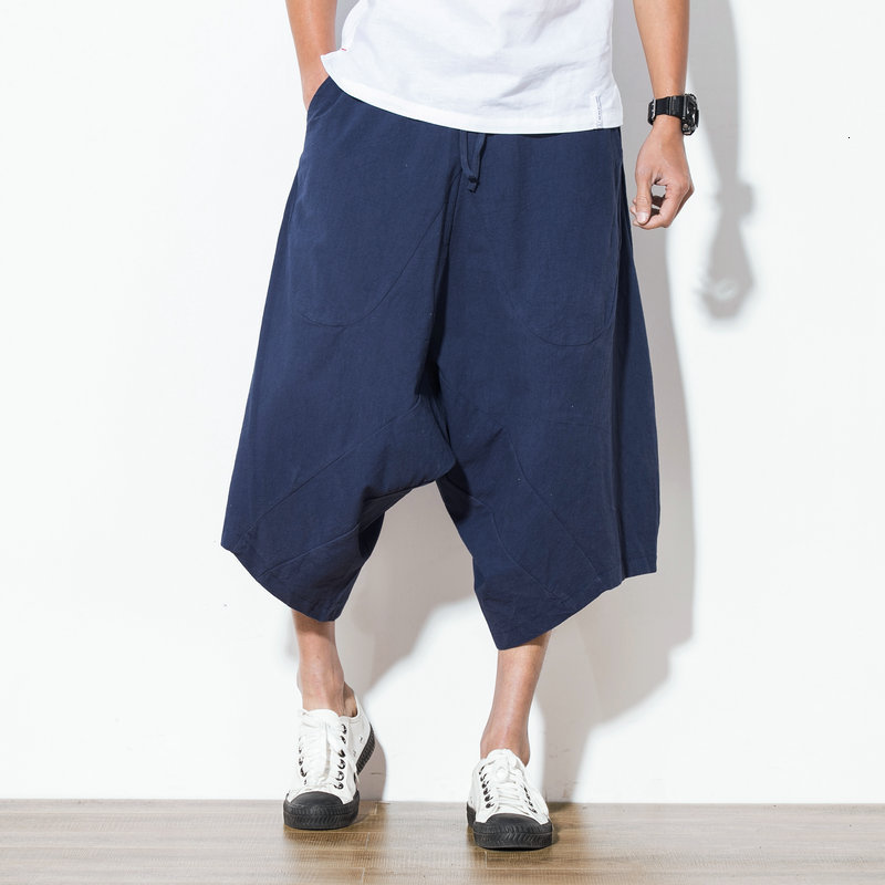 2021 New Men Men's Wide Crotch Harem Pants Loose Large Cropped Trousers Wide-legged Bloomers 5kl1, Black
2021 New Men Men's Wide Crotch Harem Pants Loose Large Cropped Trousers Wide-legged Bloomers 5kl1, Black