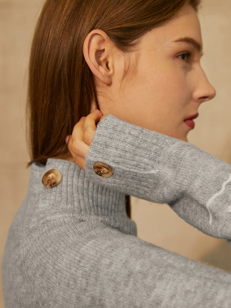 Amii Minimalism Winter Sweaters For Women Causal Women's Turtleneck Sweater Causal Female Pullover Tops Women's Sweater 12030465 201225