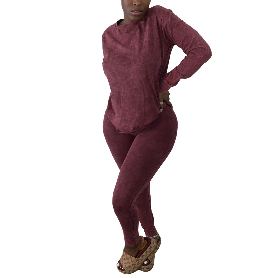 Pants Spot 2023 European and American women's fashion urban casual printed solid color suit