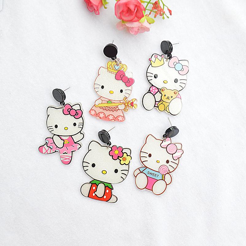Euro-American Style Emulational Cartoon Character Fresh Ear Studs Creative Funny Kitten Earrings Lovely Girl Jewelry Gifts
Euro-American Style Emulational Cartoon Character Fresh Ear Studs Creative Funny Kitten Earrings Lovely Girl Jewelry Gifts