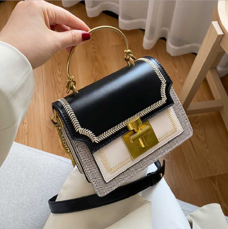 Hit Color Korean Version Simple Chain Shoulder Messenger Bags Ladies Pu Retro Small Square Handbag Women Flapsag, Black
Hit Color Korean Version Simple Chain Shoulder Messenger Bags Ladies Pu Retro Small Square Handbag Women Flapsag, Black