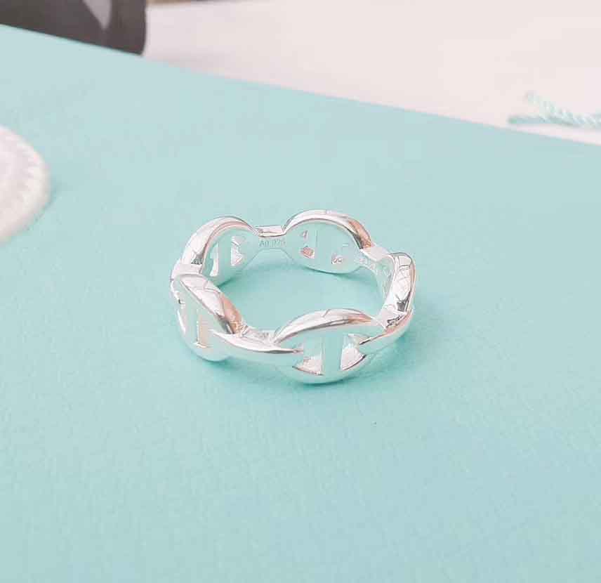 S925 Pure silver hollow shape stud earring for women and girl friend jewelry gift ring set free shipping PS8