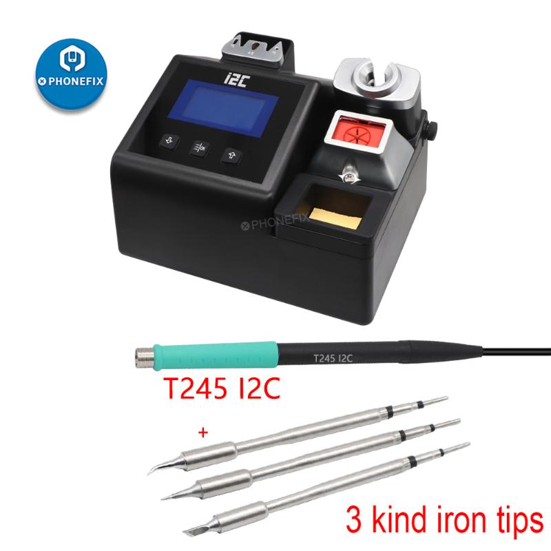 I2C NANO Lead-free Soldering Station 130W 1S Rapid Heating Soldering Iron Kit and C245 Handle Tips for Cell phone Welding Repair
I2C NANO Lead-free Soldering Station 130W 1S Rapid Heating Soldering Iron Kit and C245 Handle Tips for Cell phone Welding Repair