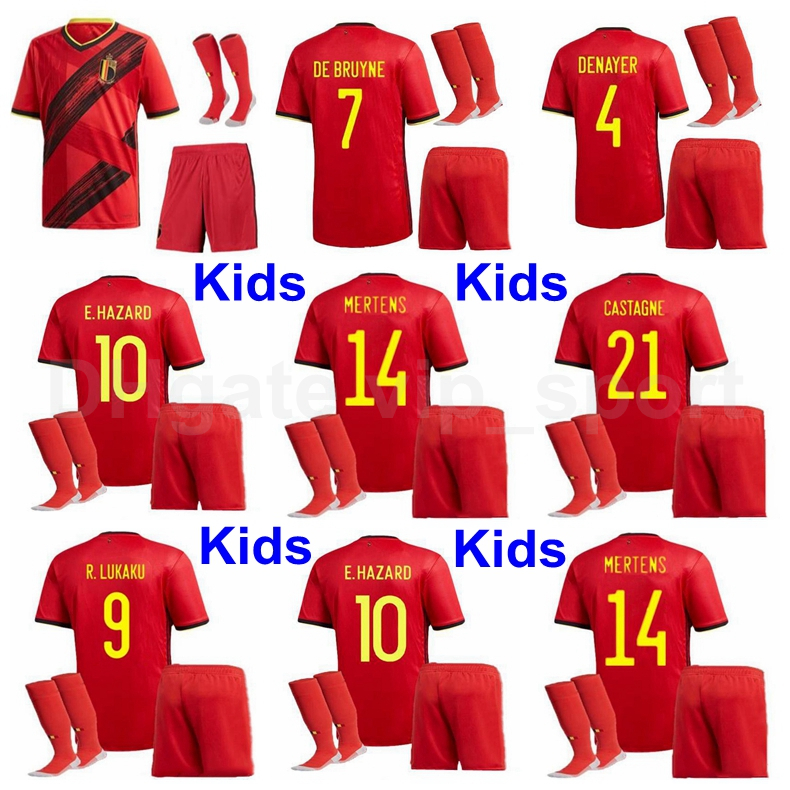 Belgium Youth DE BRUYNE Jersey Socks Set Kids Soccer HAZARD LUKAKU MERTENS BENTEKE BATSHUAYI WITSEL CARRASCO Football Shirt Kits Uniform, Black
Belgium Youth DE BRUYNE Jersey Socks Set Kids Soccer HAZARD LUKAKU MERTENS BENTEKE BATSHUAYI WITSEL CARRASCO Football Shirt Kits Uniform, Black