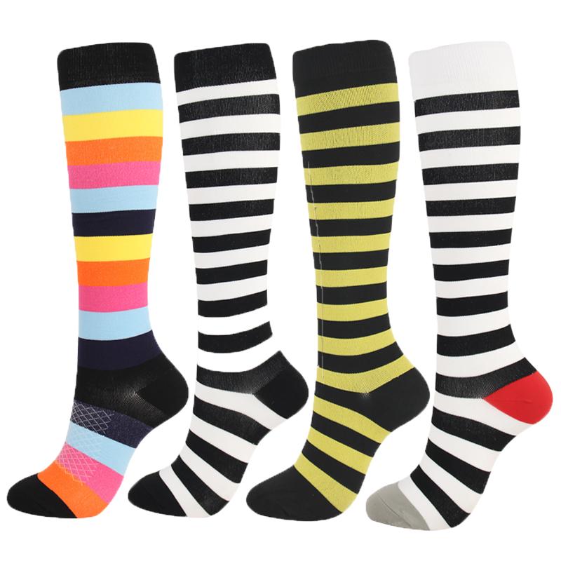 New Men Compression Stockings Men/Women Color Compression Socks Patchwork Striped Quicker Speed Up Blood Circulation Gym, Yellow
New Men Compression Stockings Men/Women Color Compression Socks Patchwork Striped Quicker Speed Up Blood Circulation Gym, Yellow