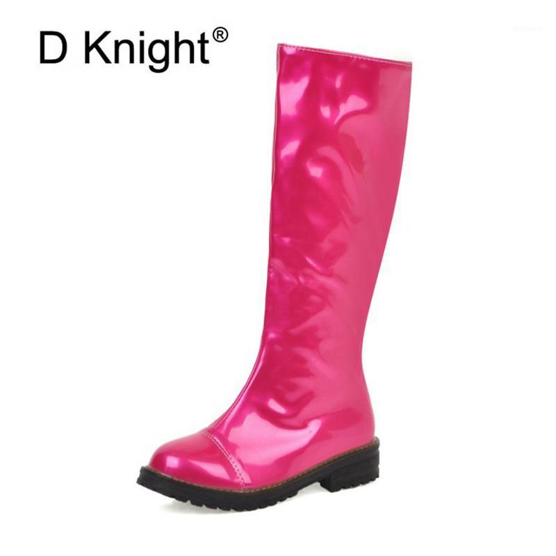 D Knight Women Shoes Knee High Boots Big Size High Quality Patent Leather Brand Women Shoes Round Toe Long Winter Boots 121, White u56
D Knight Women Shoes Knee High Boots Big Size High Quality Patent Leather Brand Women Shoes Round Toe Long Winter Boots 121, White u56