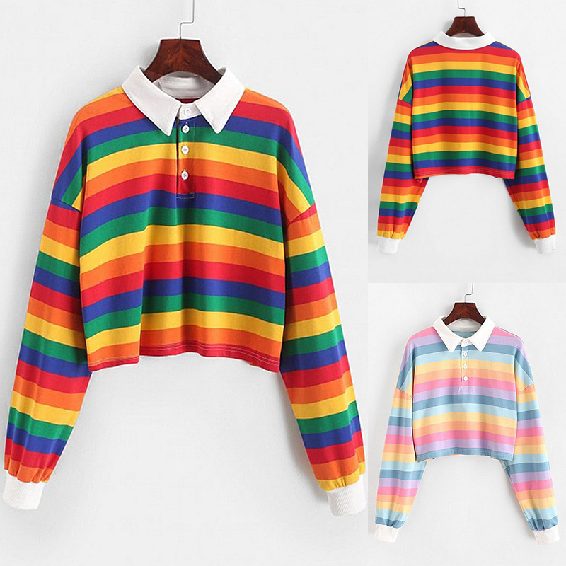 2020 Shirt Women Sweatshirt Long Sleeve Muticolor Ladies Hoodies With Button Striped Korean Style Sweatshirt Women, Red
2020 Shirt Women Sweatshirt Long Sleeve Muticolor Ladies Hoodies With Button Striped Korean Style Sweatshirt Women, Red