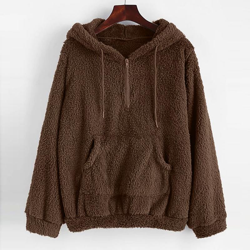 Women' Hoodies & Sweatshirts Women Fluffy Hoodie Fashion Solid Faux Fur Sweatshirt Pocket Zipper Loose Tops Oversize Drawstring Pullovers H, Beige
Women' Hoodies & Sweatshirts Women Fluffy Hoodie Fashion Solid Faux Fur Sweatshirt Pocket Zipper Loose Tops Oversize Drawstring Pullovers H, Beige