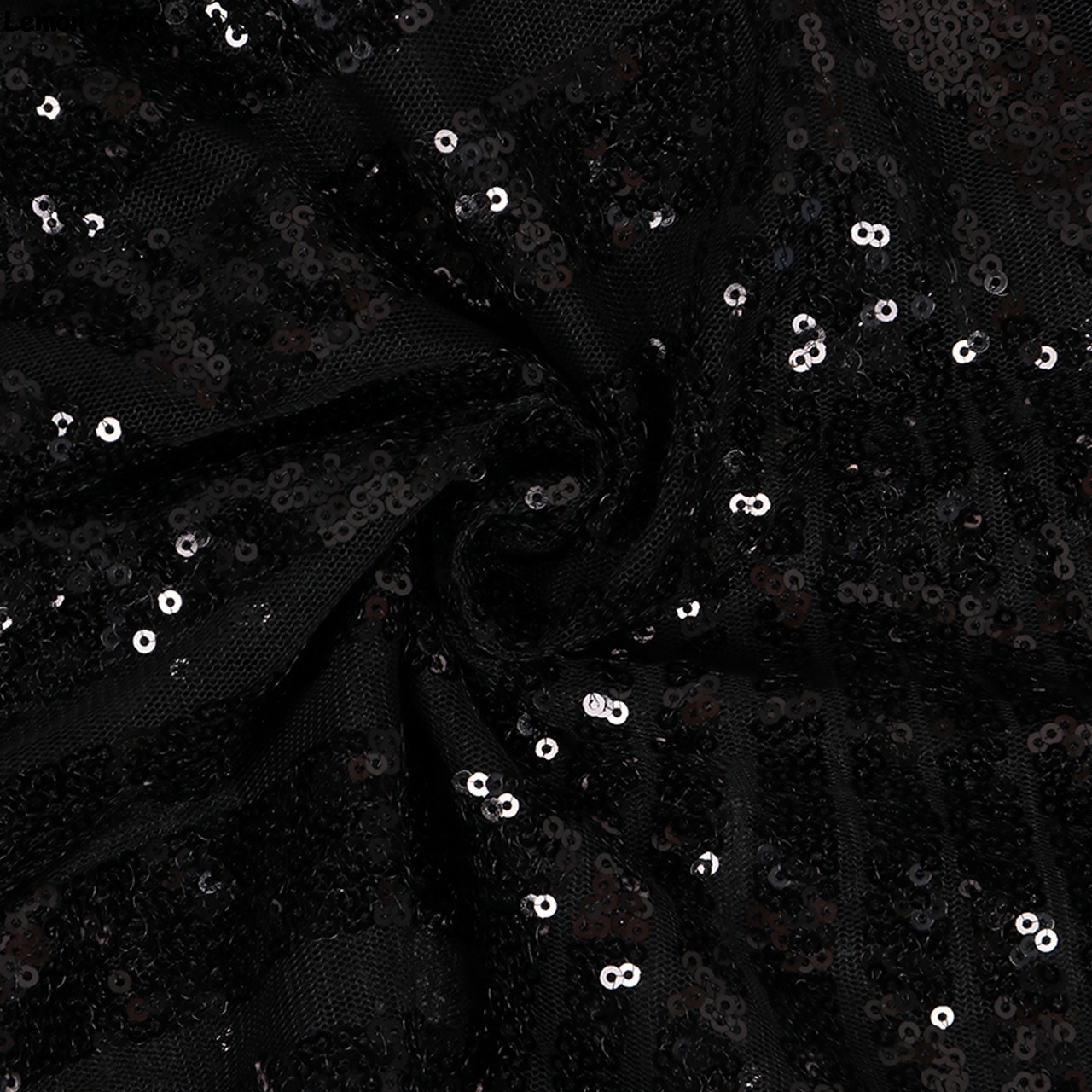 Women's Sequin Jumpsuit: Long Sleeve Backless Deep V-Neck Party Romper