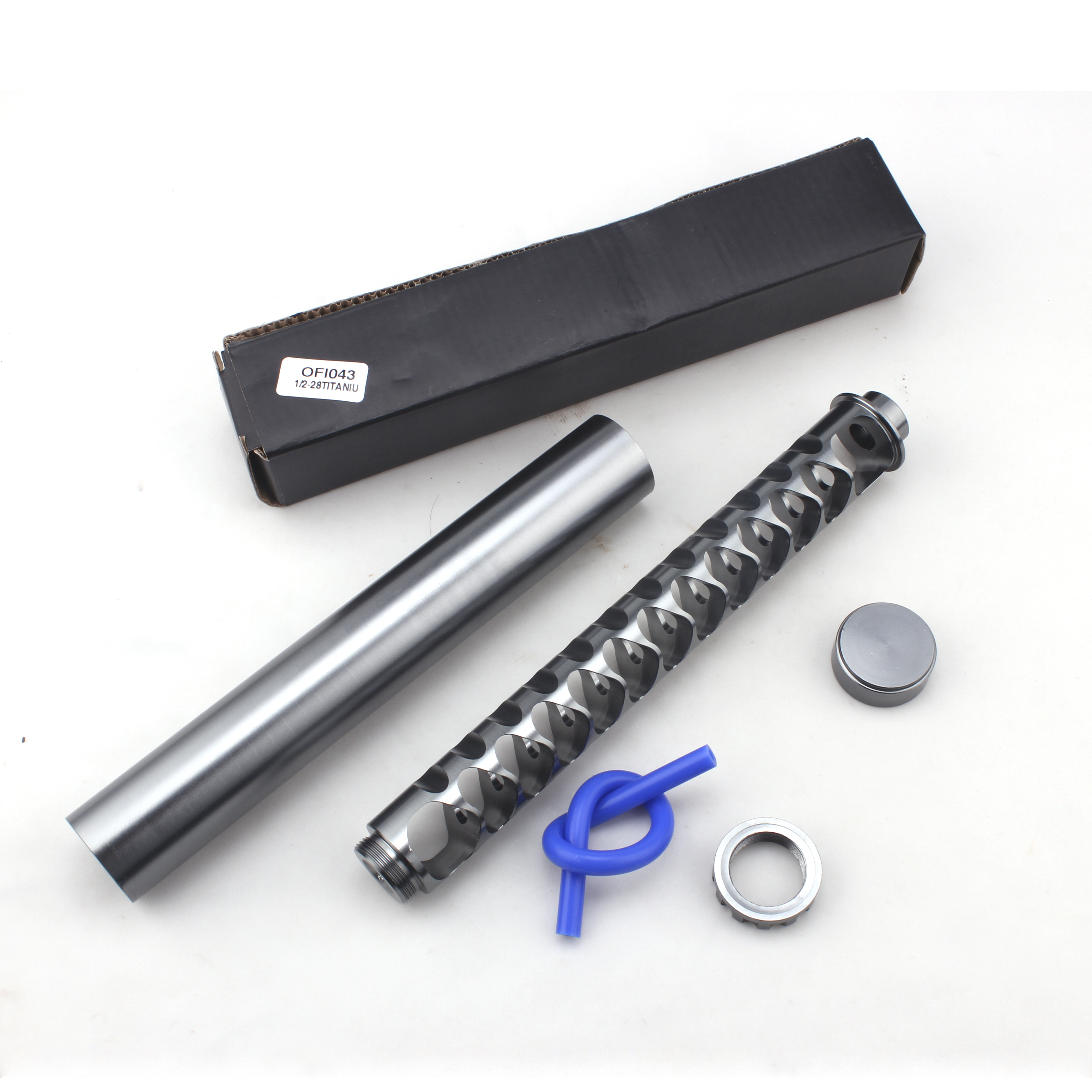 Rastp- 6" 10 inch Spiral 1/2-28 5/8-24 Single Core Black Aluminum Tube Car Fuel Filter Solvent TrapRS-OFI043
Rastp- 6" 10 inch Spiral 1/2-28 5/8-24 Single Core Black Aluminum Tube Car Fuel Filter Solvent TrapRS-OFI043