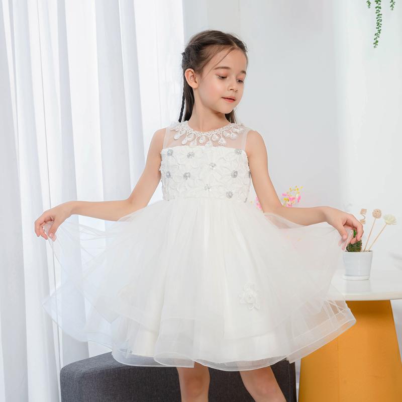 Girl's Dresses Summer Flower White Girl Princess Girls For Party And Wedding Costume Evening Bridesmaid Dress Children Clothing, Red;yellow
Girl's Dresses Summer Flower White Girl Princess Girls For Party And Wedding Costume Evening Bridesmaid Dress Children Clothing, Red;yellow