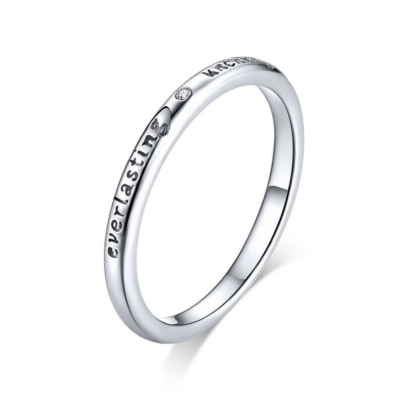 Vintage Hihg polish European Women Girls 925 Sterling Silver Finger Oath CZ Ring Everlasting
Vintage Hihg polish European Women Girls 925 Sterling Silver Finger Oath CZ Ring Everlasting