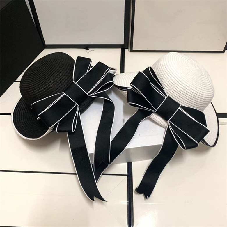 Luxury Bow Basin Hats Beach Hat Caps Summer Designer Wide Brim Hats Women Straw Hats For Holiday, Black
Luxury Bow Basin Hats Beach Hat Caps Summer Designer Wide Brim Hats Women Straw Hats For Holiday, Black