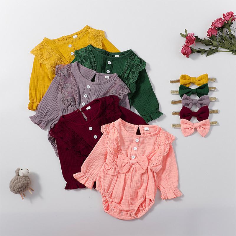 Infant girl cotton linen 5 colors spring autumn romper romper solid color dark button long-sleeved one-piece ropa verano M4, As photo
Infant girl cotton linen 5 colors spring autumn romper romper solid color dark button long-sleeved one-piece ropa verano M4, As photo