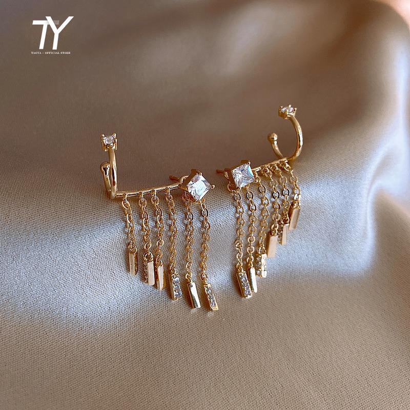 Dangle & Chandelier Unusual Ear Clip And Stud One Piece Tassel Earring Fashion Korean Women Jewelry Luxury PARTY SEXY Accessories
Dangle & Chandelier Unusual Ear Clip And Stud One Piece Tassel Earring Fashion Korean Women Jewelry Luxury PARTY SEXY Accessories