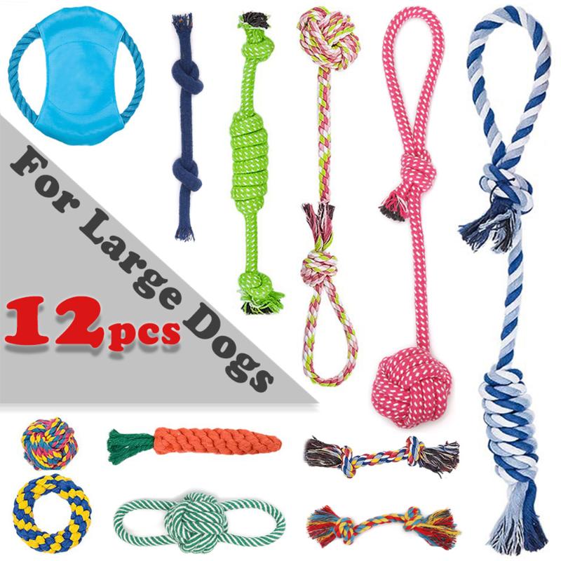 Dog Toy Pack for Small Medium Dogs Pet Chew Toy for Large Dogs Interactive Dog Rope Ball Training Playing Pets
Dog Toy Pack for Small Medium Dogs Pet Chew Toy for Large Dogs Interactive Dog Rope Ball Training Playing Pets