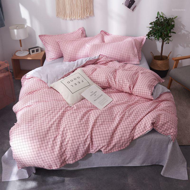 Pink Grey Geometric Plaid Printed Kid Women Bed Cover Set Duvet Cover Adult Child Bed Sheet Pillowcase Comforter Bedding Set1, Shuimojiangnan011
Pink Grey Geometric Plaid Printed Kid Women Bed Cover Set Duvet Cover Adult Child Bed Sheet Pillowcase Comforter Bedding Set1, Shuimojiangnan011