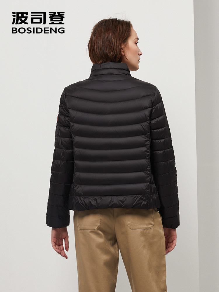 BOSIDENG new collection early winter women down coat ultra light down jacket waterproof basic top warm B90131010B 201019