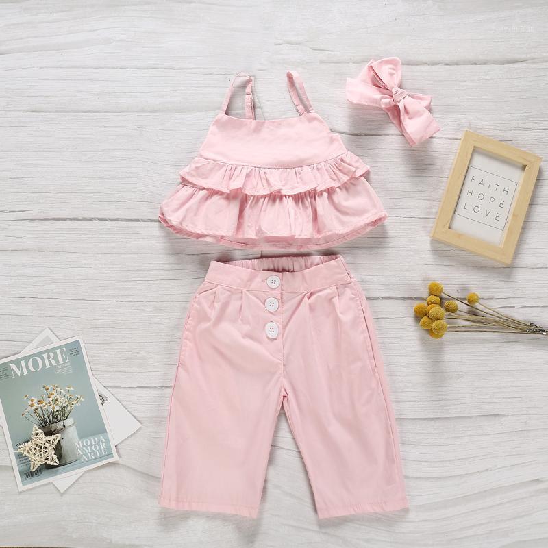 2020 Summer Baby Girls Sets Sleeveless Top Shirt with Narrow Straps Trousers Hair Band1, Pink
2020 Summer Baby Girls Sets Sleeveless Top Shirt with Narrow Straps Trousers Hair Band1, Pink