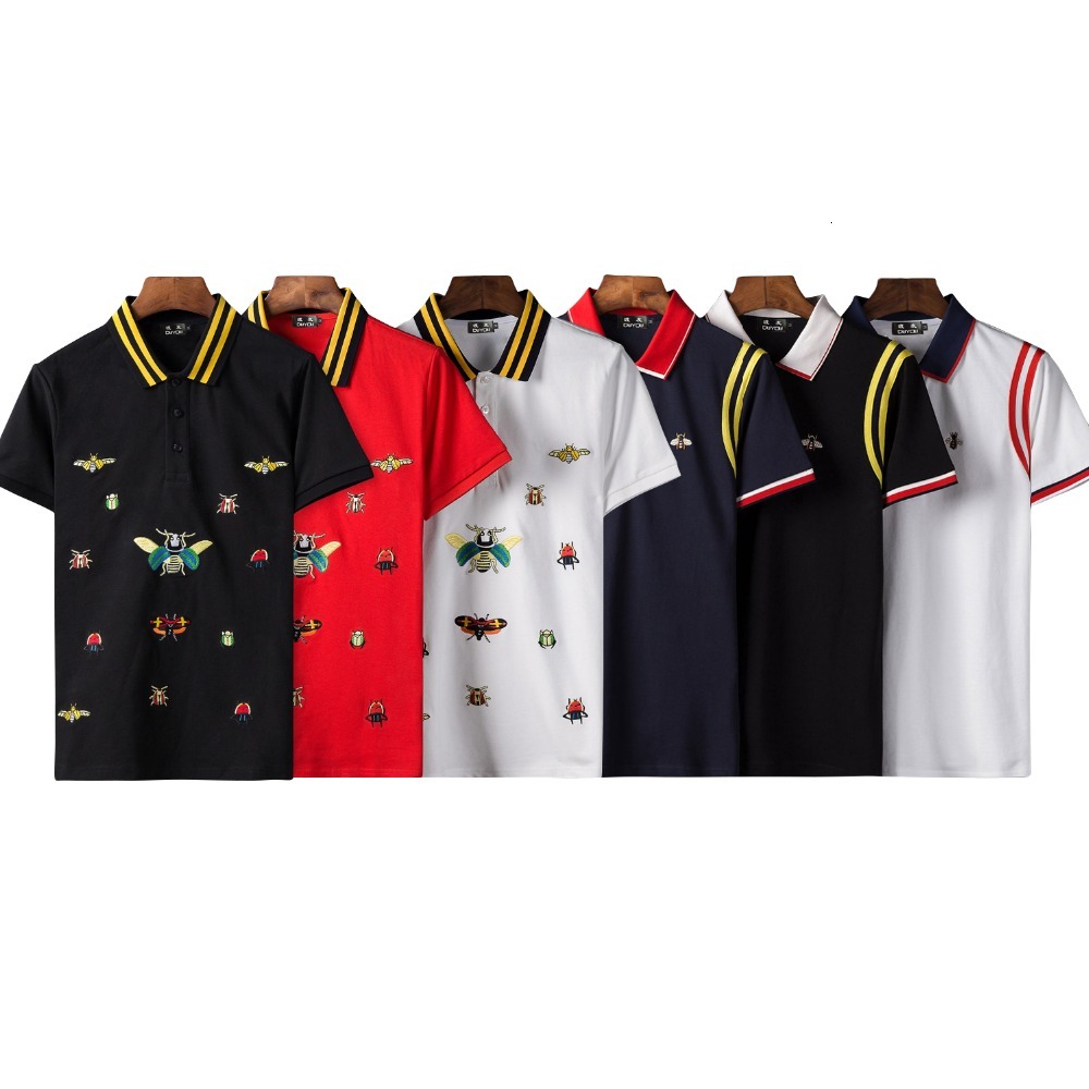 New Summer Men Top Quality 100% Cotton Mens Short Sleeve Embroidery Polo Shirt Male Clothing U9np, As picture
New Summer Men Top Quality 100% Cotton Mens Short Sleeve Embroidery Polo Shirt Male Clothing U9np, As picture