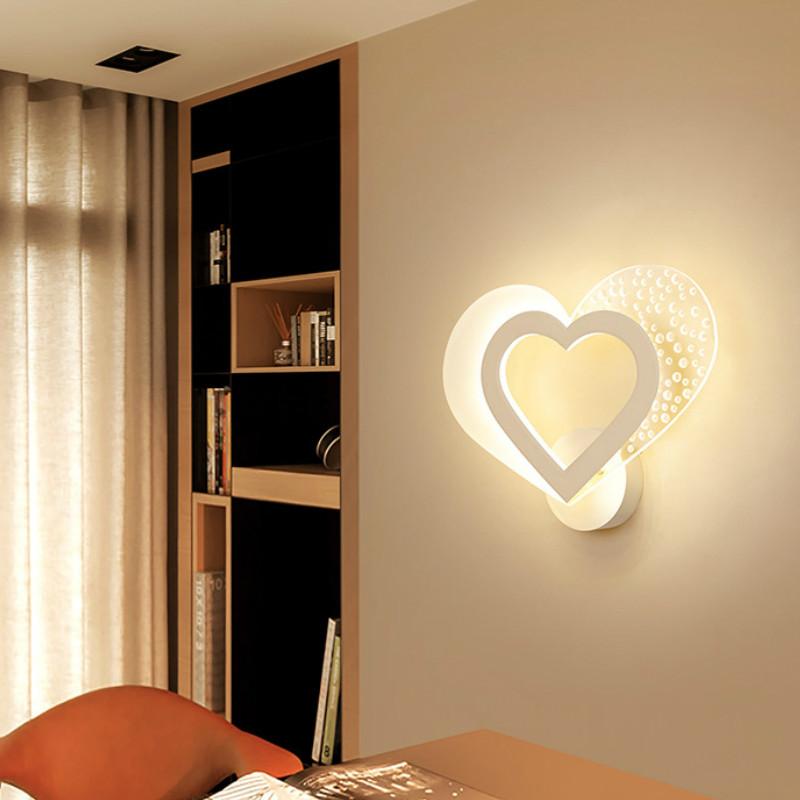 Romantic wall lamp Modern minimalist led bedside lamp Nordic creative personality aisle corridor bedroom Wall Lights WF109
Romantic wall lamp Modern minimalist led bedside lamp Nordic creative personality aisle corridor bedroom Wall Lights WF109