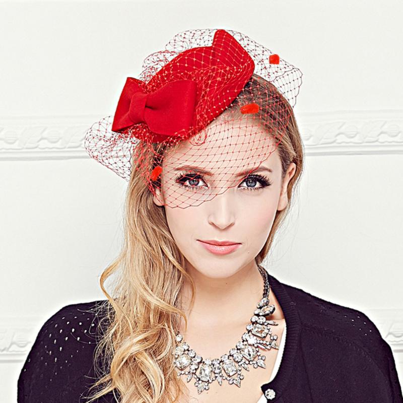 VBIGER Womens Hat Cap Fedoras Dress Fascinator Wool Felt Pillbox Hat Party Wedding Bow Veil, Black
VBIGER Womens Hat Cap Fedoras Dress Fascinator Wool Felt Pillbox Hat Party Wedding Bow Veil, Black