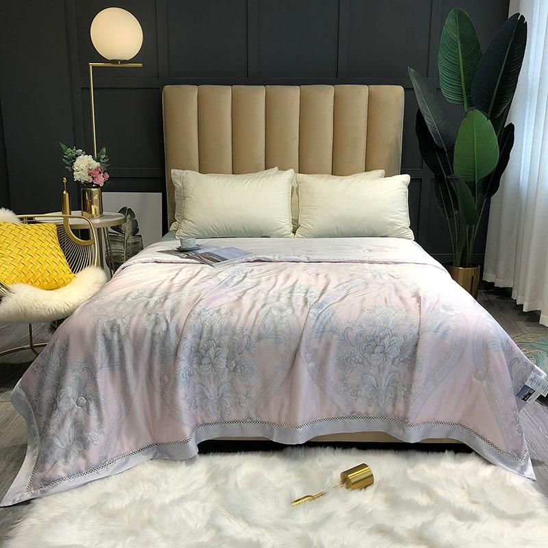 Pink Summer Quilt 60S Tencel Air Condition Blanket Soft and Comfortable Bed Cover Bedding 2021 New, Colour 2
Pink Summer Quilt 60S Tencel Air Condition Blanket Soft and Comfortable Bed Cover Bedding 2021 New, Colour 2