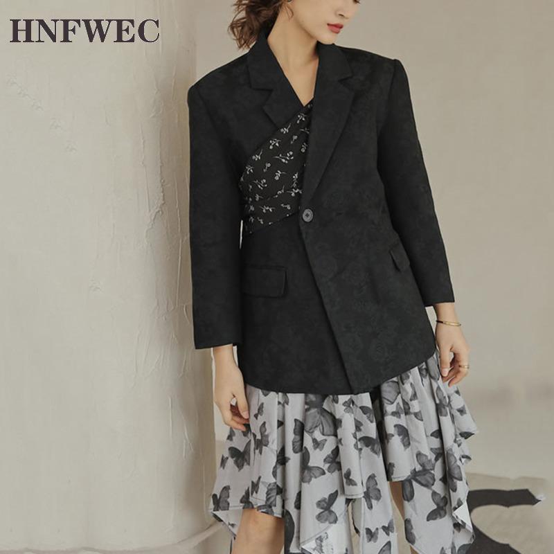 French Style Blazer Women Stitching Bandage Butterfly Pattern Coat Women Fashion Wild Personality Autumn Clothes V499, Black
French Style Blazer Women Stitching Bandage Butterfly Pattern Coat Women Fashion Wild Personality Autumn Clothes V499, Black