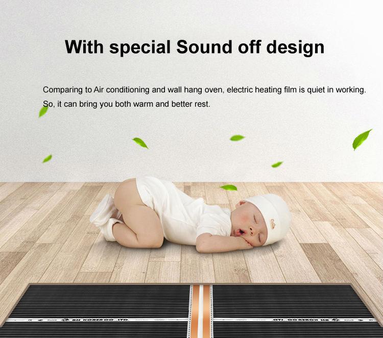 110W/M 25M2 Width 0.5m Length 50M Electric Infrared Floor Carbon Heating Film 220V-240VAC 50/60Hz Home Warming Mat
110W/M 25M2 Width 0.5m Length 50M Electric Infrared Floor Carbon Heating Film 220V-240VAC 50/60Hz Home Warming Mat
