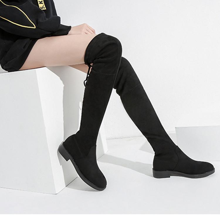 Over the knee boots for women in autumn and winter 2020 increase the height of boots for women with thin elastic1, Bottom single lining
Over the knee boots for women in autumn and winter 2020 increase the height of boots for women with thin elastic1, Bottom single lining