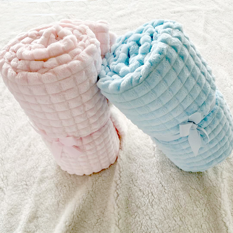 Flannel Plaid Berber Fleece Blanket Thickened Double Layer Flannel Blanket Childrens Blanket, Light blue
Flannel Plaid Berber Fleece Blanket Thickened Double Layer Flannel Blanket Childrens Blanket, Light blue