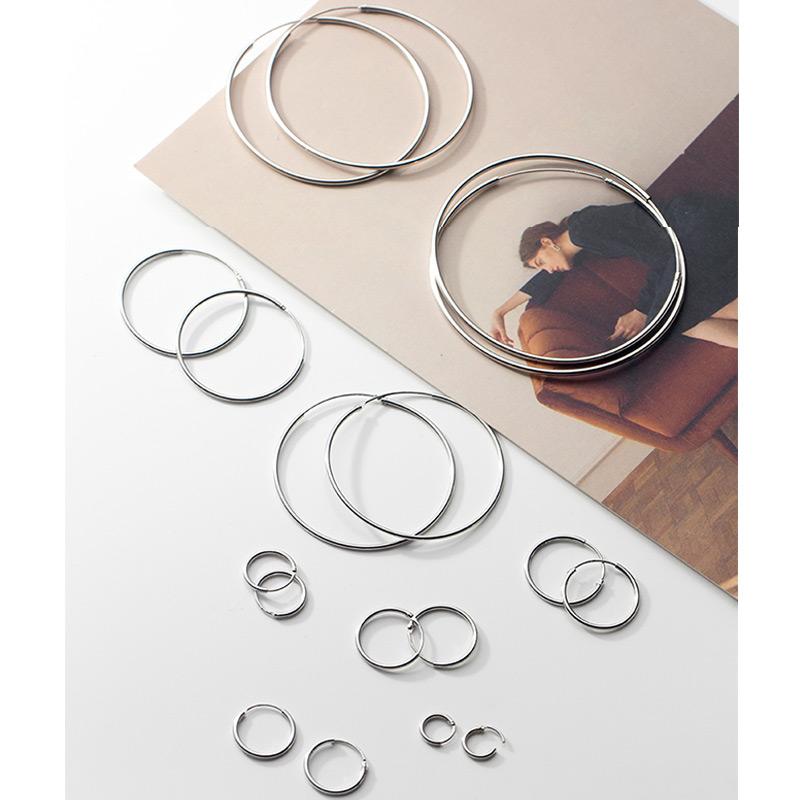 925 Sterling Silver Earrings Circle Round Large Big Small Black Hoop Earrings for Women Ear Minimalist Huggie Statement Jewelry
925 Sterling Silver Earrings Circle Round Large Big Small Black Hoop Earrings for Women Ear Minimalist Huggie Statement Jewelry