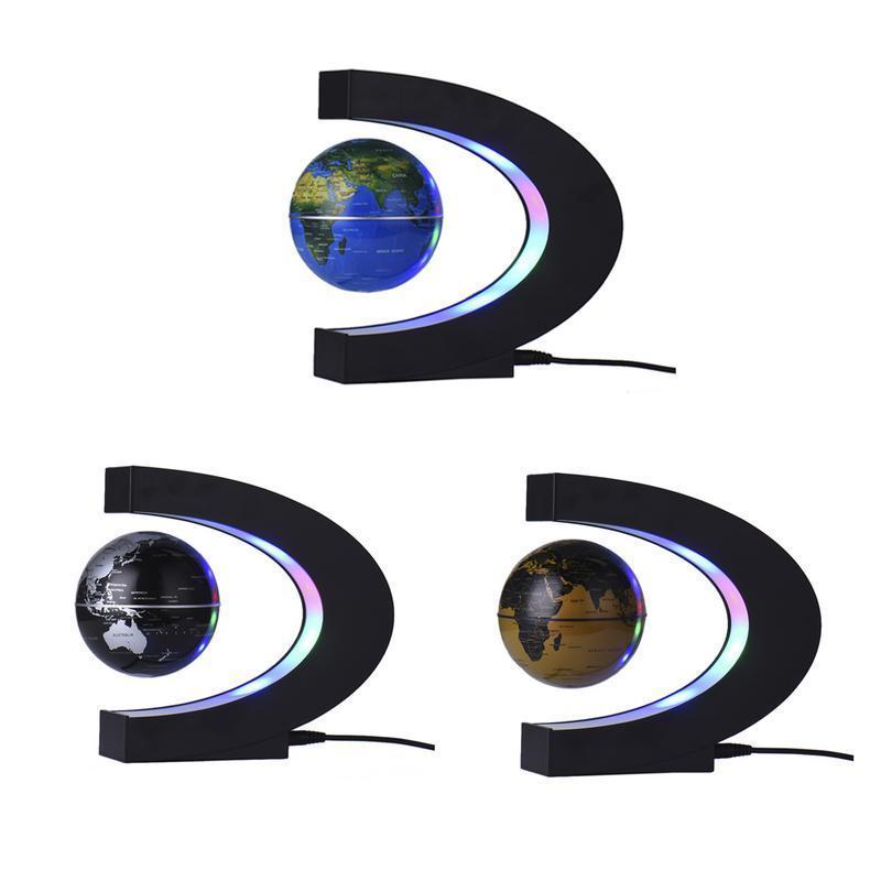 Globe World Map LED Floating Tellurion C Shaped Magnetic Levitation Floating With LED Lights EU/US/UK/AU Plug For Home Decor Y200106
Globe World Map LED Floating Tellurion C Shaped Magnetic Levitation Floating With LED Lights EU/US/UK/AU Plug For Home Decor Y200106