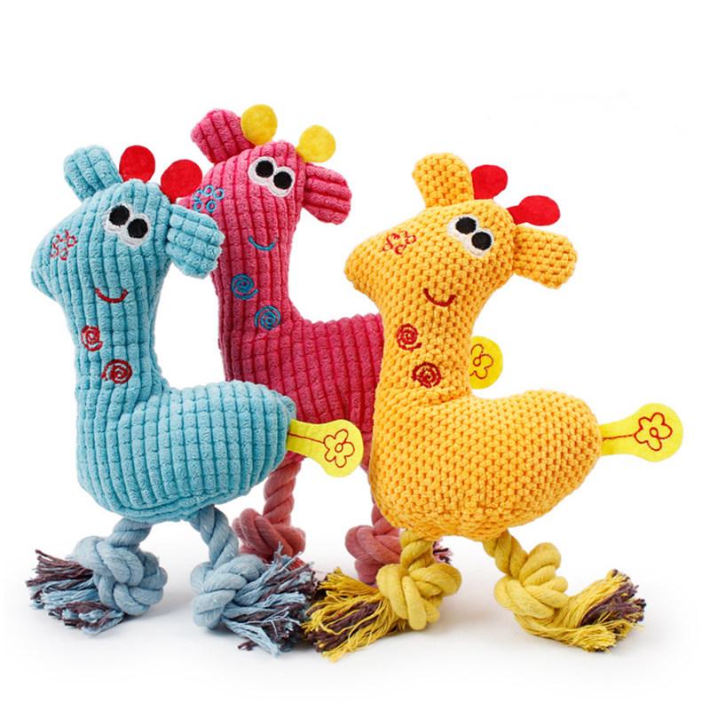 Dog Chew Squeak Toys Giraffe Fleece Rope Interative Toy Animals Plush Puppy Deer for Pet Dogs Cat Chew Squeaking Toy
Dog Chew Squeak Toys Giraffe Fleece Rope Interative Toy Animals Plush Puppy Deer for Pet Dogs Cat Chew Squeaking Toy