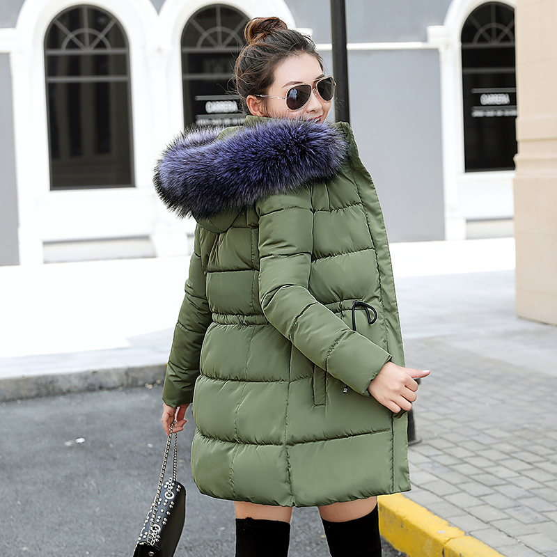 Winter Women Jacket Winter Thick Warm Padded Outwear Women Long women's winter coats New Slim Hooded Jackets Women Parkas 200928