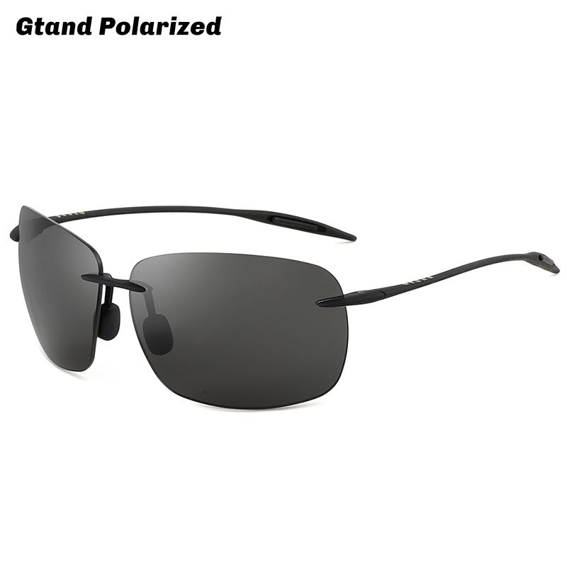 Sunglasses Gtand Rimless Square Breakwall Style Ultralight TR90 Polarized For Men Sports Driving Brand Design Sun Glasses GT422, White;black
Sunglasses Gtand Rimless Square Breakwall Style Ultralight TR90 Polarized For Men Sports Driving Brand Design Sun Glasses GT422, White;black