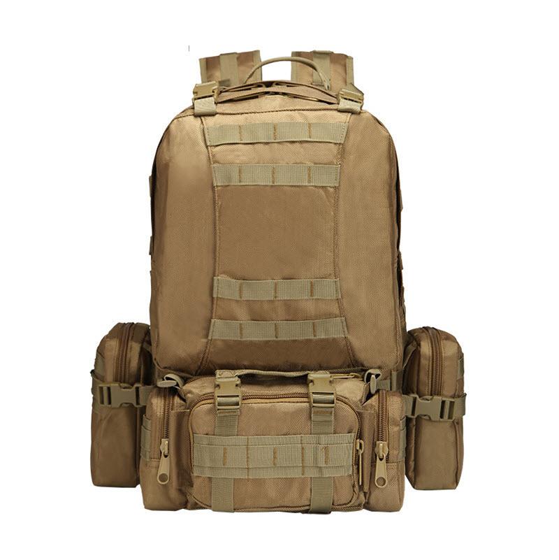 45L Outdoor Mountaineering Backpack Traveling Multi-functional Tactics Army Fans Camping Backpack +Molle small bags A4297, Black
45L Outdoor Mountaineering Backpack Traveling Multi-functional Tactics Army Fans Camping Backpack +Molle small bags A4297, Black