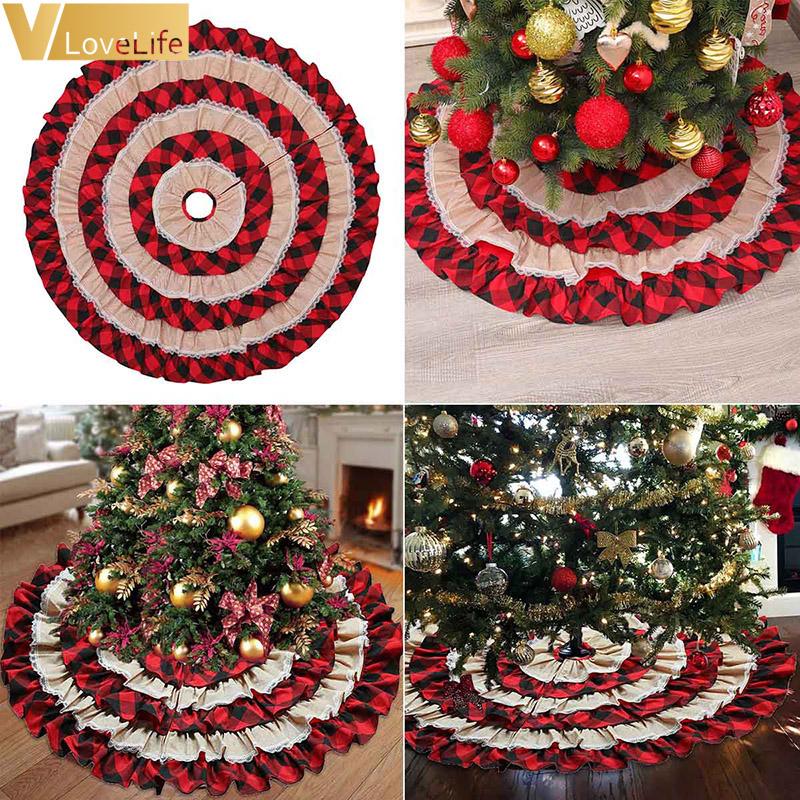 Christmas Decorations Tree Skirt Plaid Round Xmas Decorations Home Festival New Year plaid Christmas tree decor Party
Christmas Decorations Tree Skirt Plaid Round Xmas Decorations Home Festival New Year plaid Christmas tree decor Party