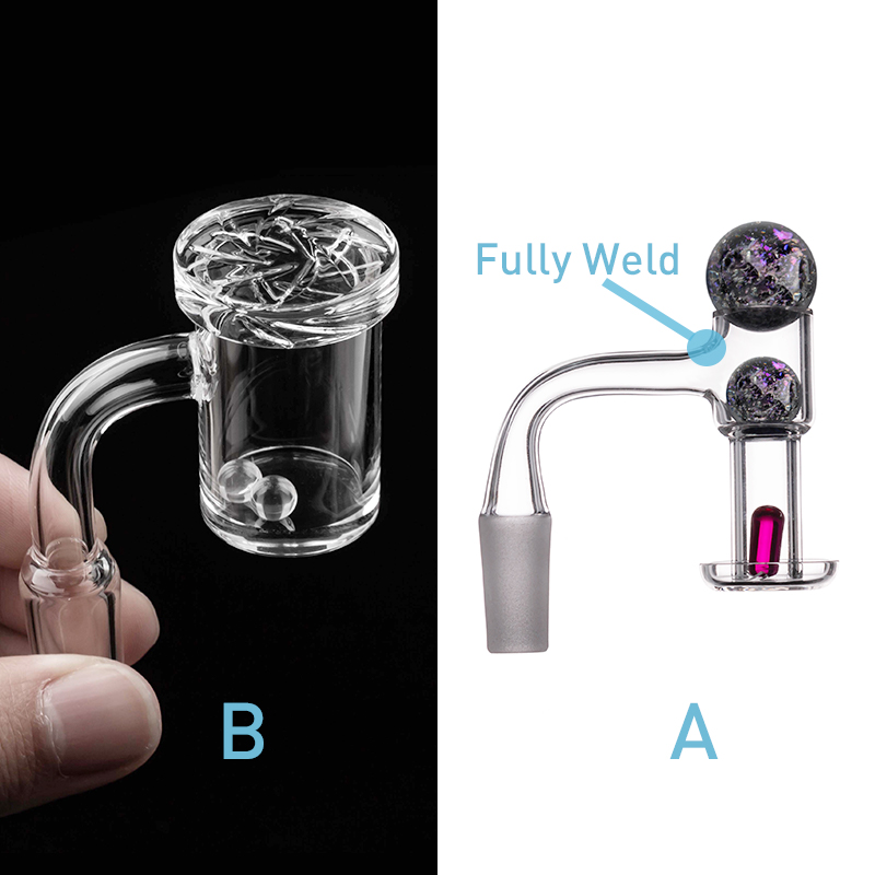 New Quartz Banger Nail & Carb Cap set 25mm quartz nail 14mm 18mm Male Female Terp pearls for Dab Rigs Glass Bongs
New Quartz Banger Nail & Carb Cap set 25mm quartz nail 14mm 18mm Male Female Terp pearls for Dab Rigs Glass Bongs