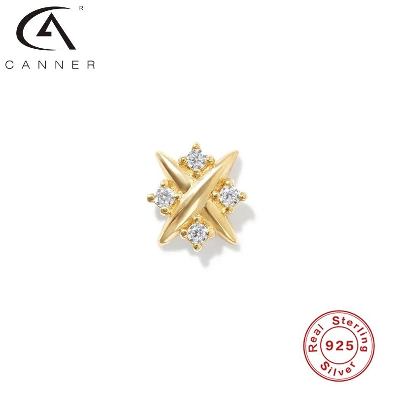 Stud CANNER Cartilage Earrings For Women Diamond Inlaid Puncture S925 Sterling Silver Piercing Fine Jewelry Pendientes
Stud CANNER Cartilage Earrings For Women Diamond Inlaid Puncture S925 Sterling Silver Piercing Fine Jewelry Pendientes