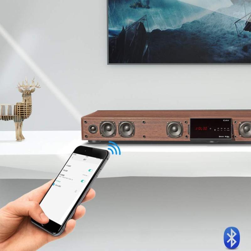 

Soundbar CAV TM1200A Bluetooth Home Theater Surround Sound TV Subwoofer Vintage Speaker Wireless Column DTS Base With1